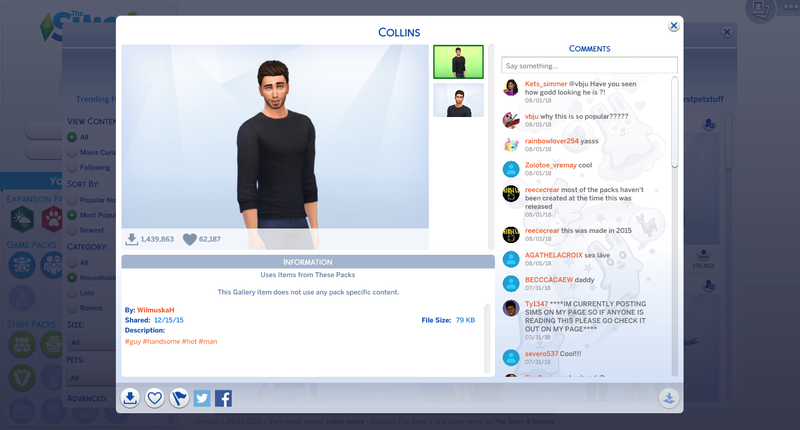 Illustration for article titled Sims 4 Fans' 'Hot Guys' Don't Meet My (Very Low) Standards